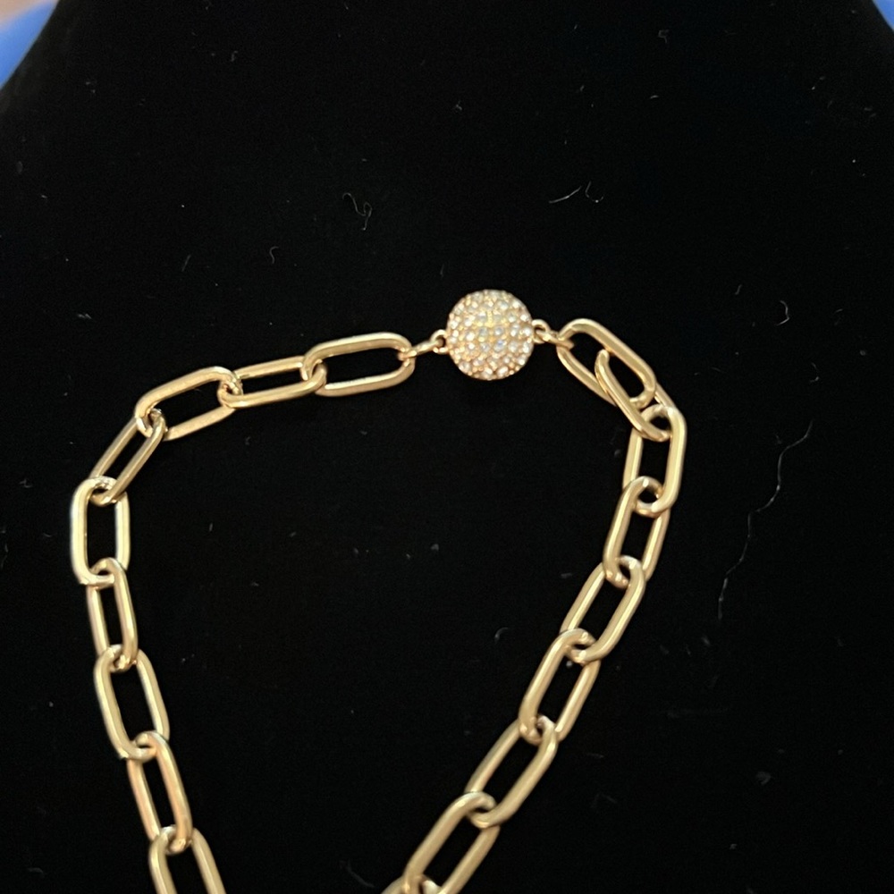 Authentic Swarovski starfish charm link magnetic closure bracket size small - Picture 3 of 5